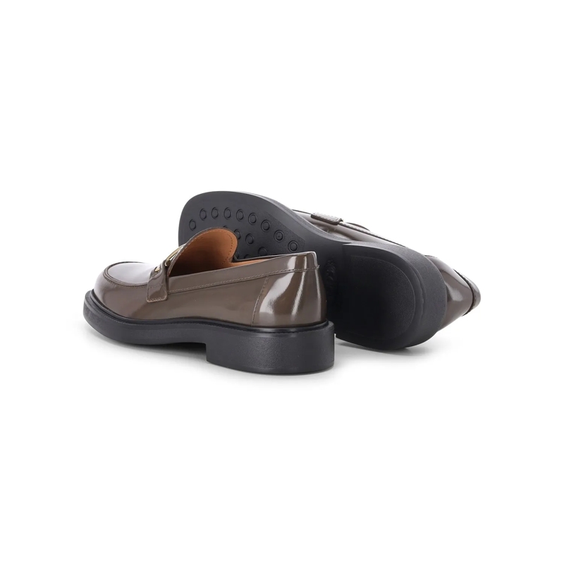 Tod's Schnürschuhe Loafers aus Leder braun(Image 2)