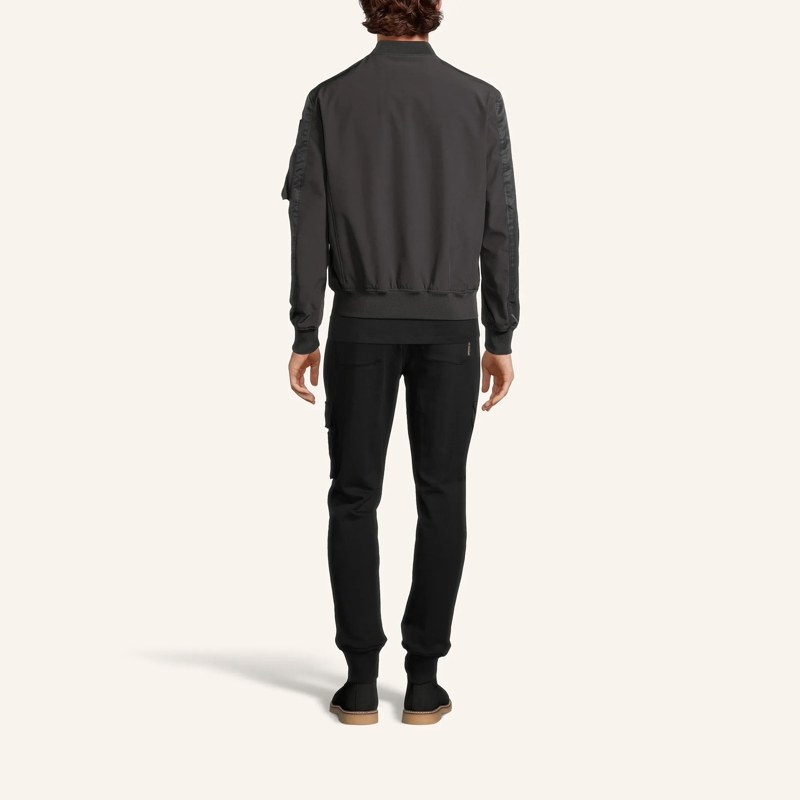Blauer USA Daunenjacke Blouson ROCKY schwarz(Image 3)