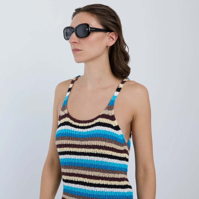 Tom Ford Sonnenbrille Paloma-02 Shiny Black(Image 2)