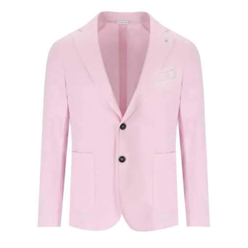 Manuel Ritz Pink Single-Breasted Jacket Pink 