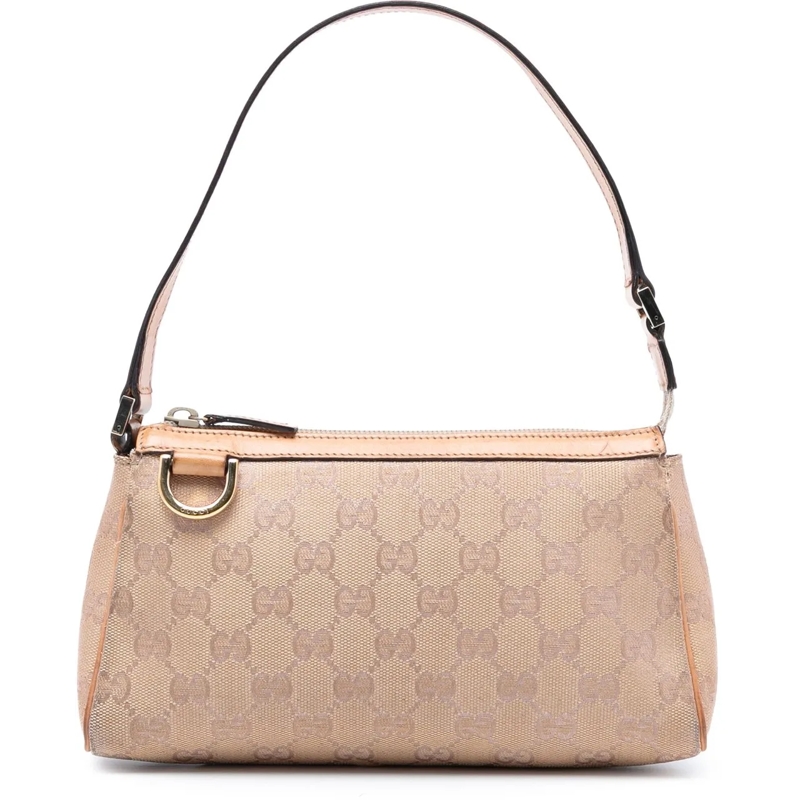 Gucci Tote GG Canvas Abbey D Ring Pochette braun