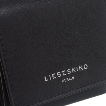 LIEBESKIND BERLIN Portafoglio In Pelle Leni Wallet Black - Design Compatto Con Scomparti Per Carte E Banconote, Nero - 3