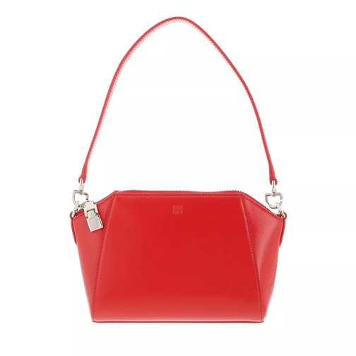 Givenchy XS Antigona Crossbody Bag Leather Red Crossbodytas