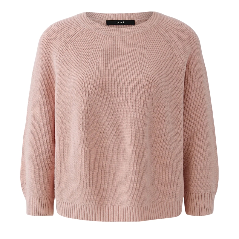 Oui Pullover Pullover rosa