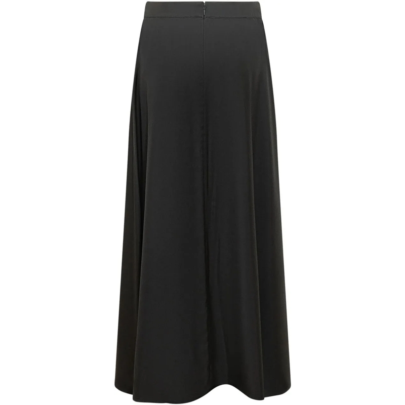 Pinko Maxirock Gonna Midi con Allacciatura Frontale schwarz(Image 2)