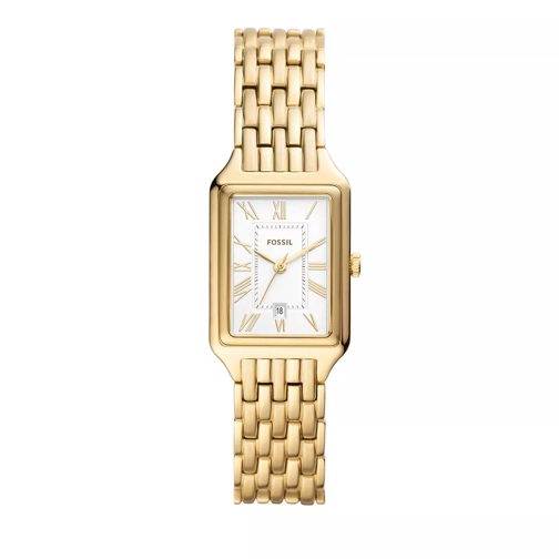 Fossil Raquel Three-Hand Date Stainless Steel Watch Gold Quartz Horloge