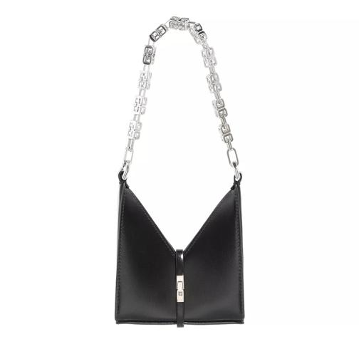 Givenchy Logo Engraved Chain Shoulder Bag Black Micro Bag