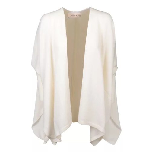 Blanca Vita Cashmere Cape White 