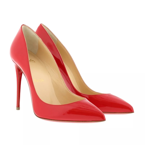 Christian Louboutin Pigalle Follies 100 Patent Pump Red Pumps