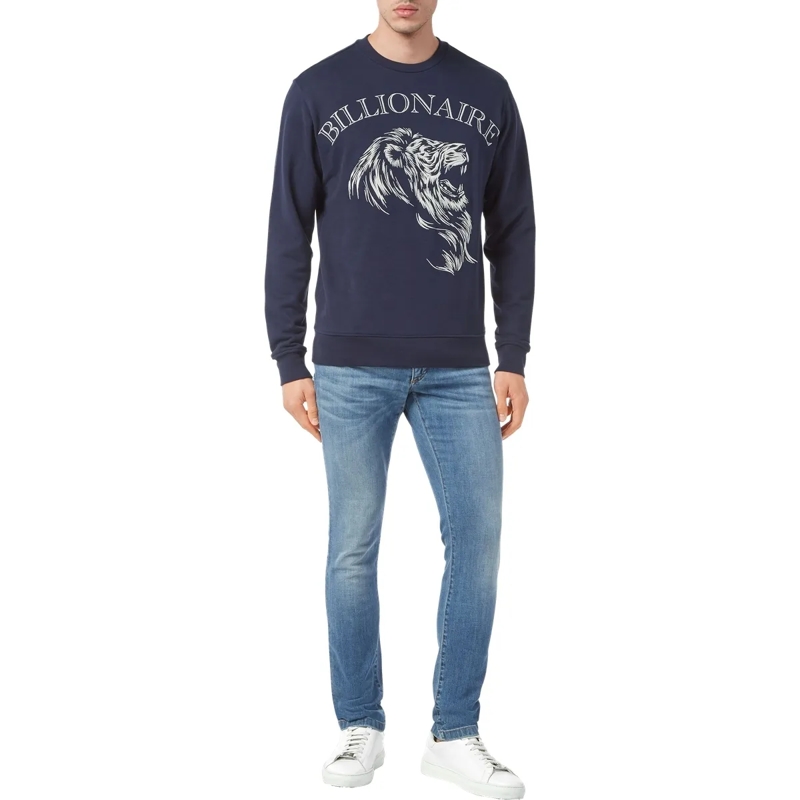 BILLIONAIRE Top Sweatshirt dunkel-blau(Image 3)