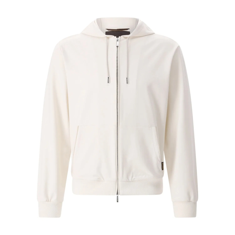Moorer Übergangsjacke Sweatjacke Matthew weiß