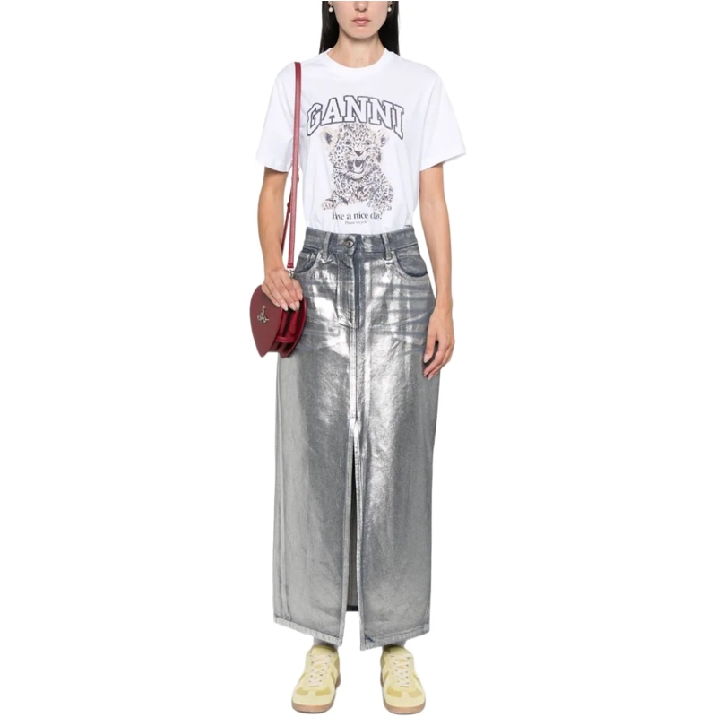 GANNI T-Shirt T-Shirts And Polos White weiß(Image 3)