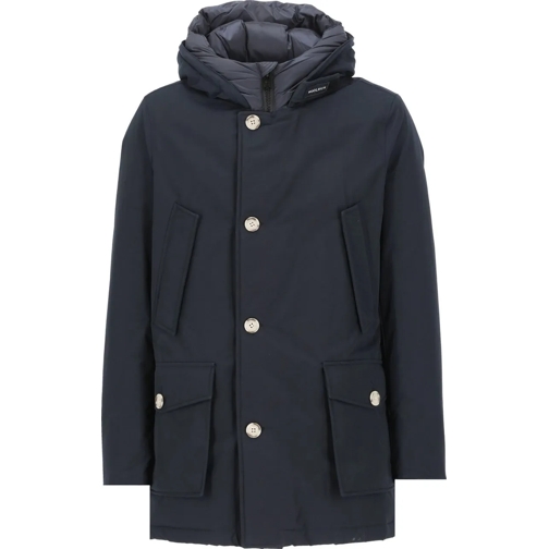 Woolrich Donzen jassen Coats Melton Blue blau