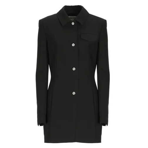 Moschino Jacket With Logoed Buttons Black 