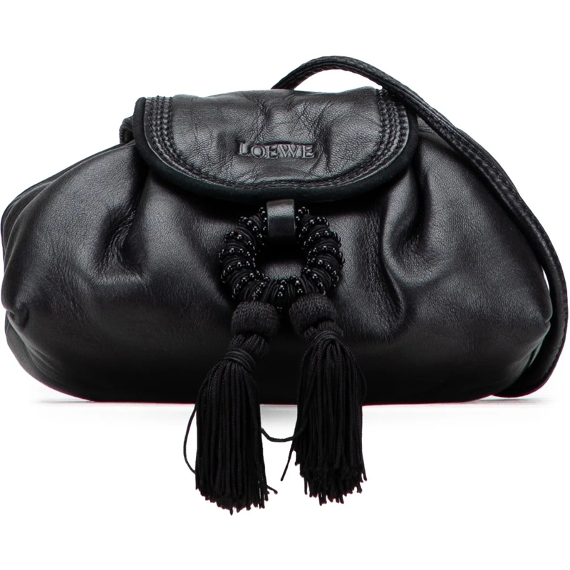 Loewe Sac à bandoulière Nappa Leather Tassel Crossbody schwarz