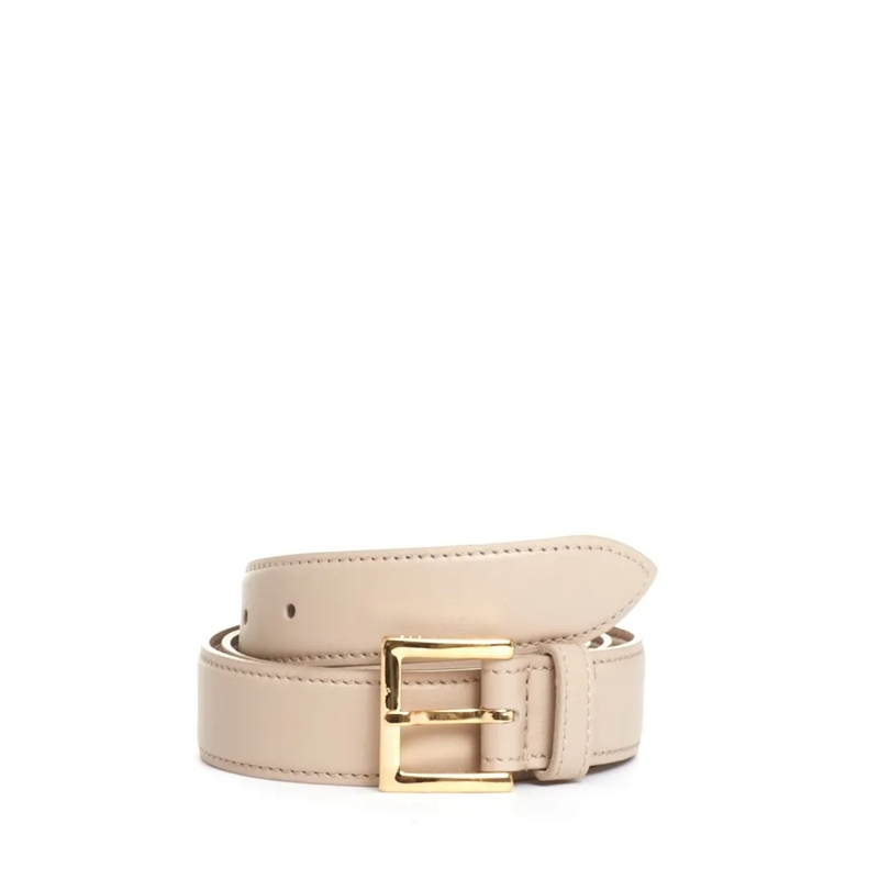 Orciani Gürtel Ivory Leather Belt Neutrals