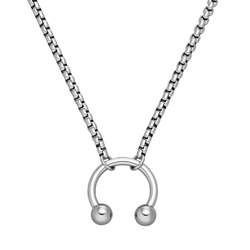 Liebeskind Berlin Mittellange Halskette Edelstahl Urban Chic silber(Image 4)