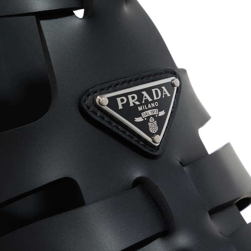 Prada Sandalen 55mm Sandale Soft Project Nero(Image 4)