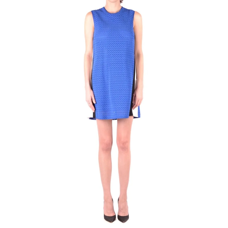 Pinko Minikleid Blue Textured Mini Dress Blue