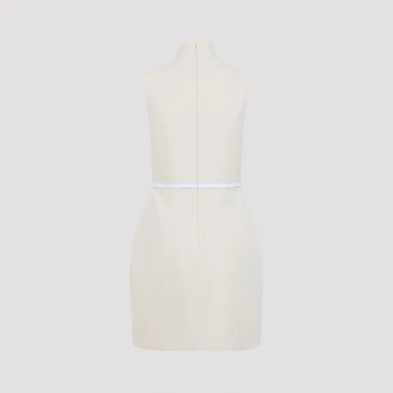 Moschino Minikleid White Cotton Mini Dress White