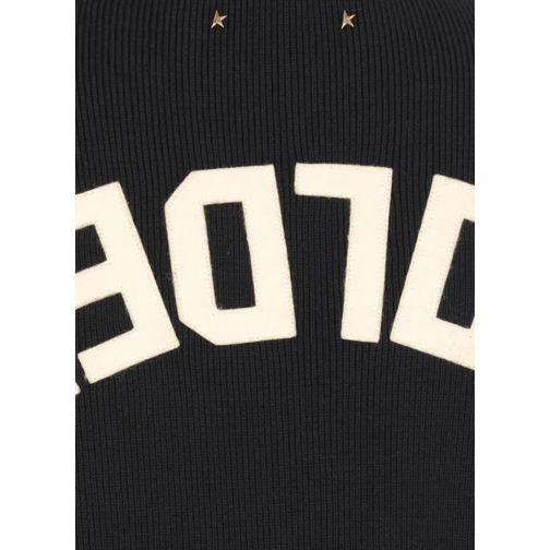 Golden Goose Pull Blue Dany Basic Lettering Sweater Black (Image 5)
