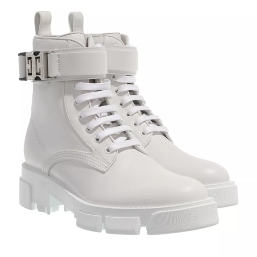 Givenchy Terra Boots Leather White Stivaletto alla caviglia