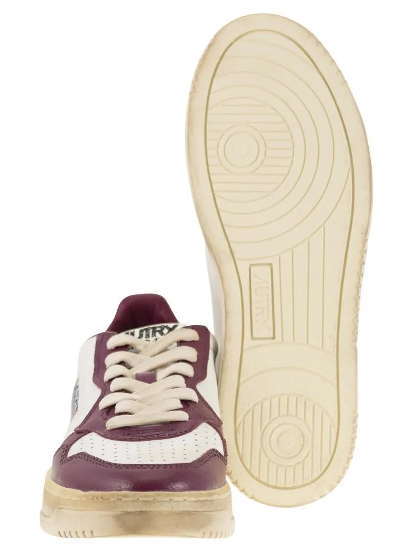 Thumbnail - Autry Low-Top Sneaker - Medalist - Super Vintage Trainers - Gr. 36 (EU) - in Rot - für Damen