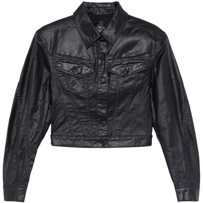 Mugler Übergangsjacke Jackets Midnight Blueblack blau