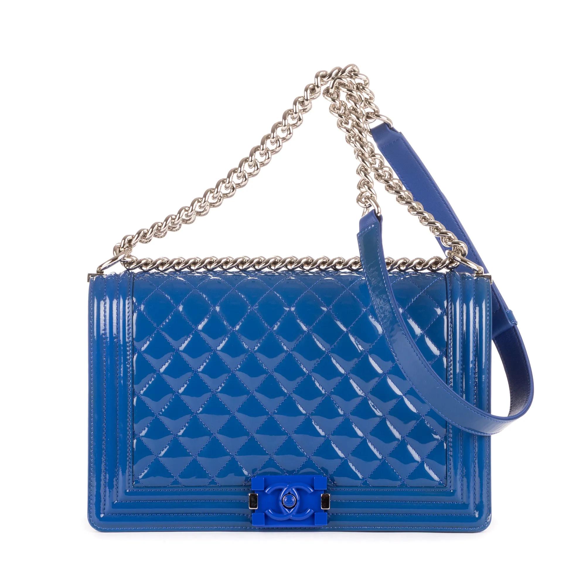 Chanel Crossbody Bags - Boy Large - Gr. unisize - in Blau - für Damen