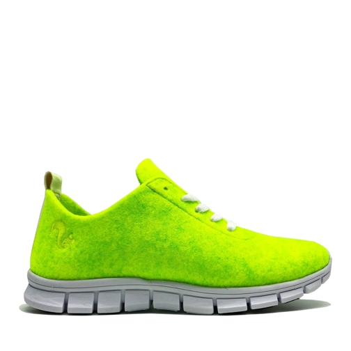 thies Low-Top Sneaker thies ® PET Sneaker neon yellow | vegan aus recyce mehrfarbig