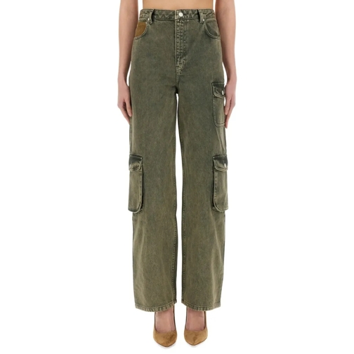 Moschino Jeans Wide Fit Cargo Jeans Green