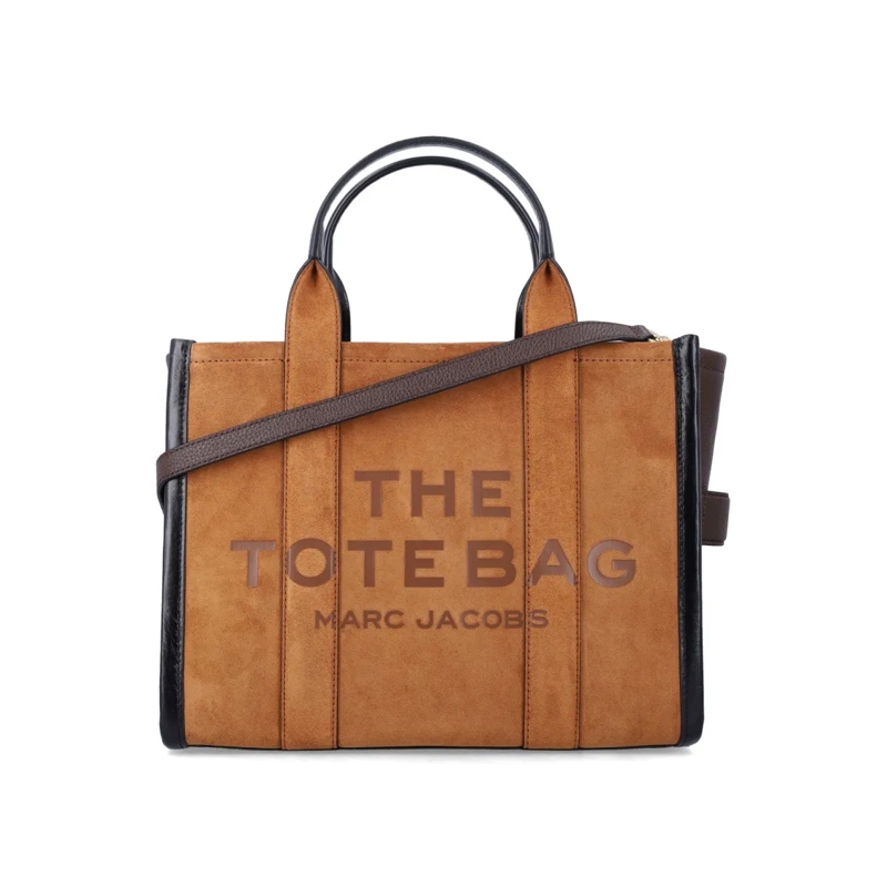 Marc Jacobs Tote The Suede Medium Tote Bag Brown