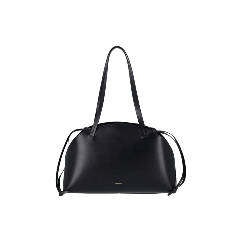 Jil Sander Schultertasche "Curve Shoulder" Medium Bag – Brown Brown