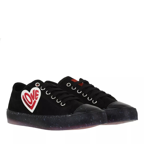 Love Moschino Sneakerd Eco30 Suede Pl  Nero Low-Top Sneaker