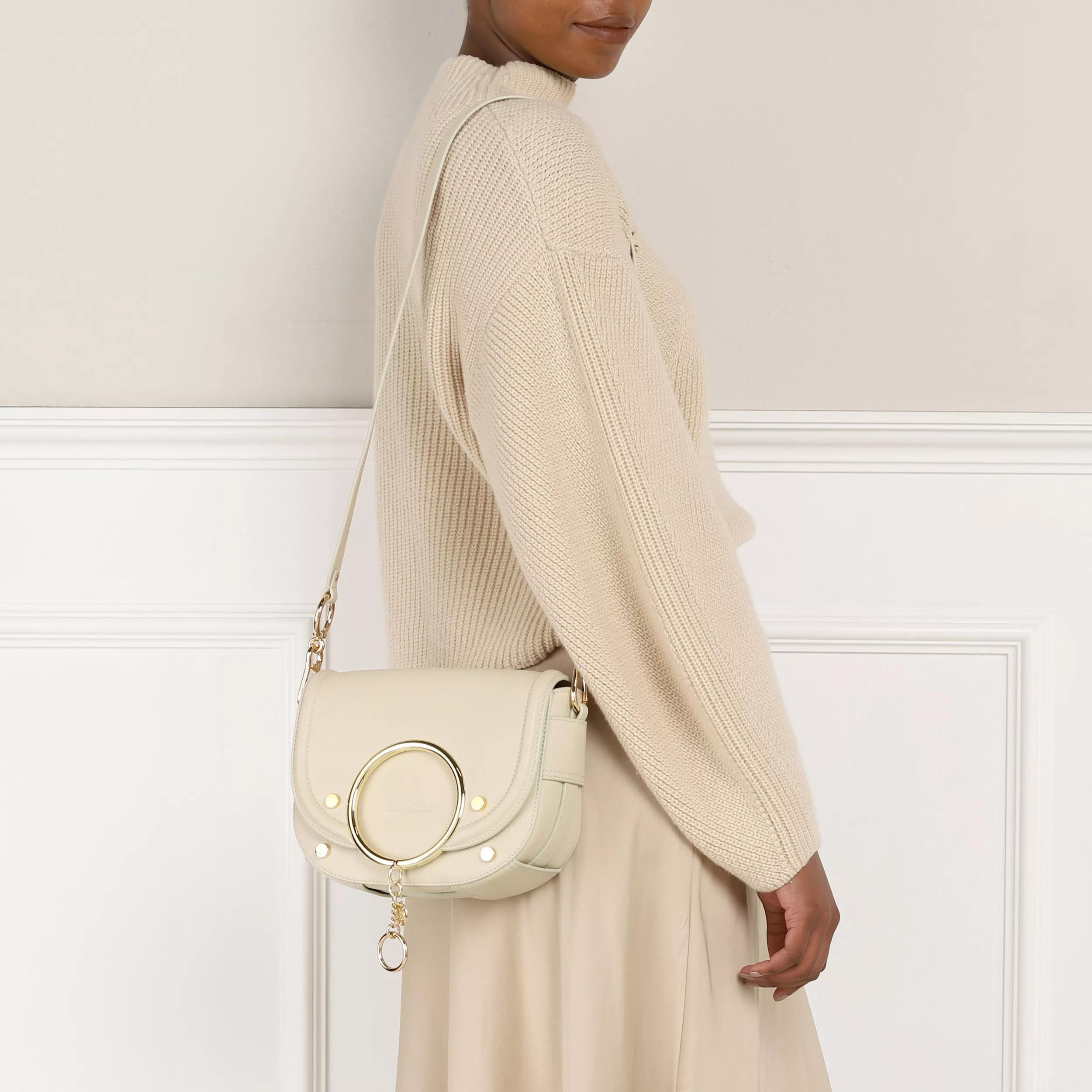 See By Chloe Mara Small Shoulder Bag in Cement Beige