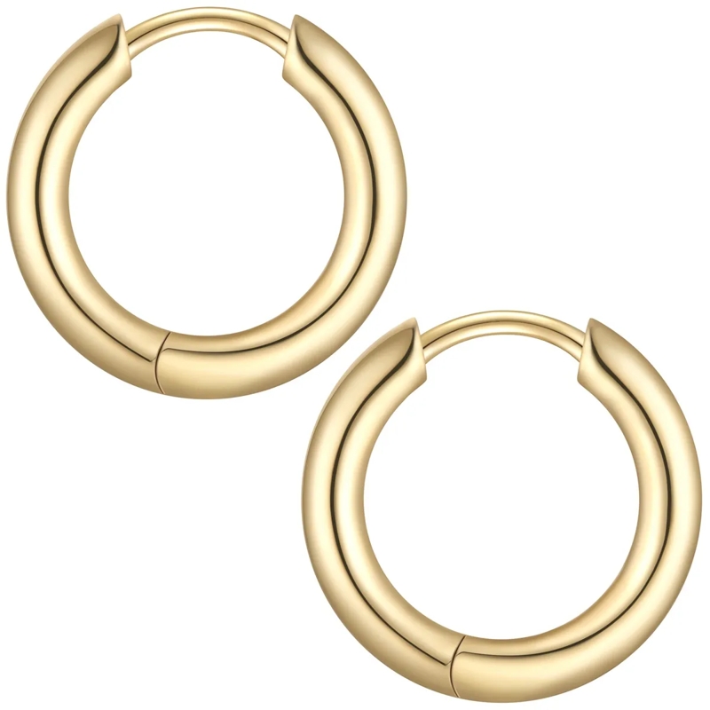 Glanzstücke München Ohrhänger Sterling Silber Creolen gold(Image 3)