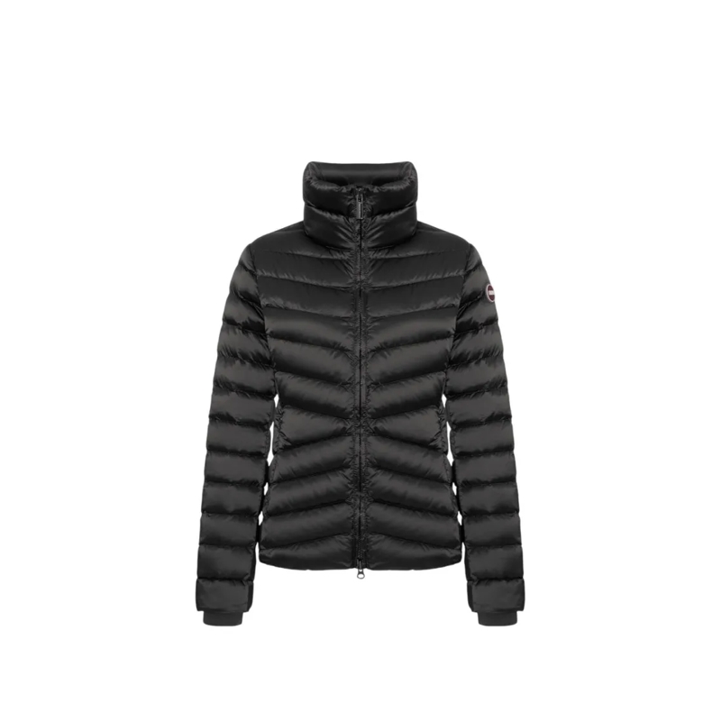 Colmar Originals  Oblique Quilted Down Jacket With High Collar Black