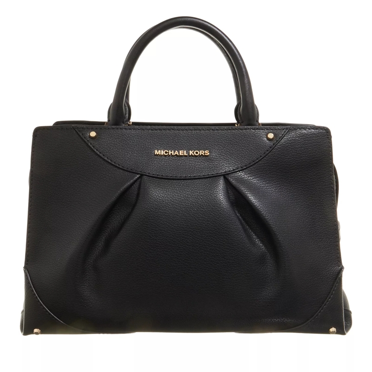 Michael kors hot sale satchel black