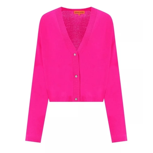 Stine Goya Suanne Fuchsia Cardigan Pink 