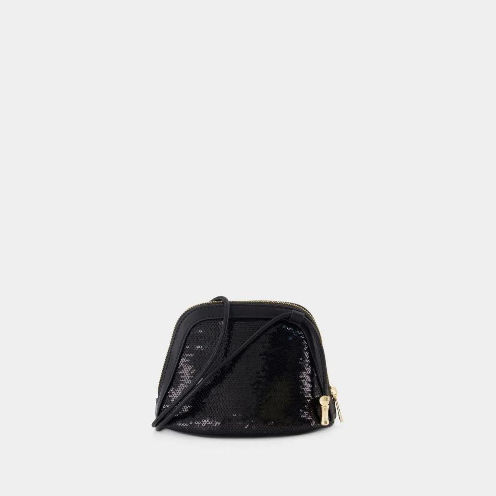 A.P.C. Clutches Ninon Small Clutch Synthetic Black in zwart