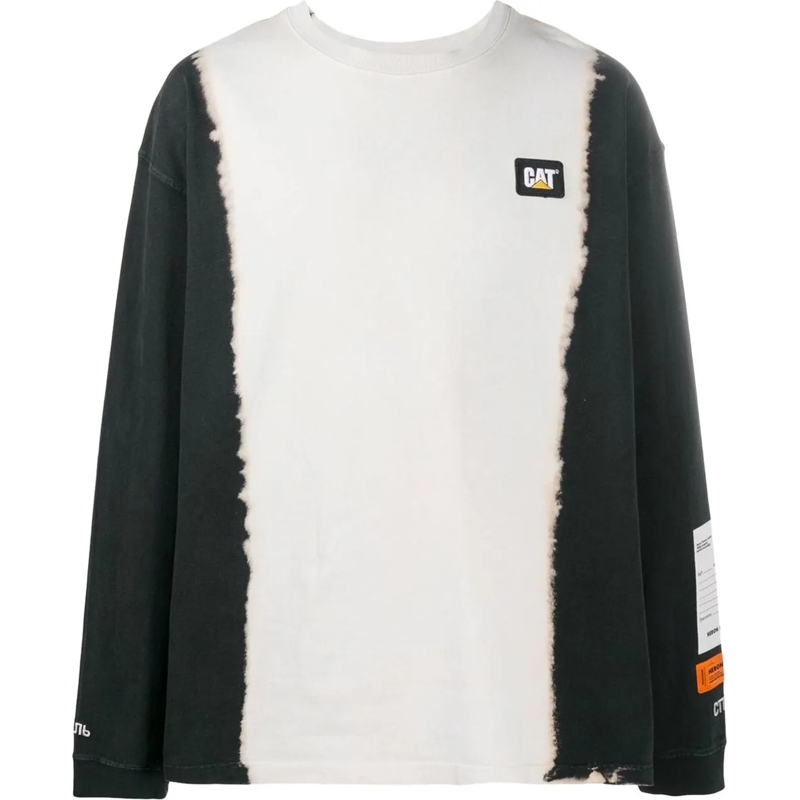 Heron Preston T-shirt Brushstroke Print T-Shirt Black