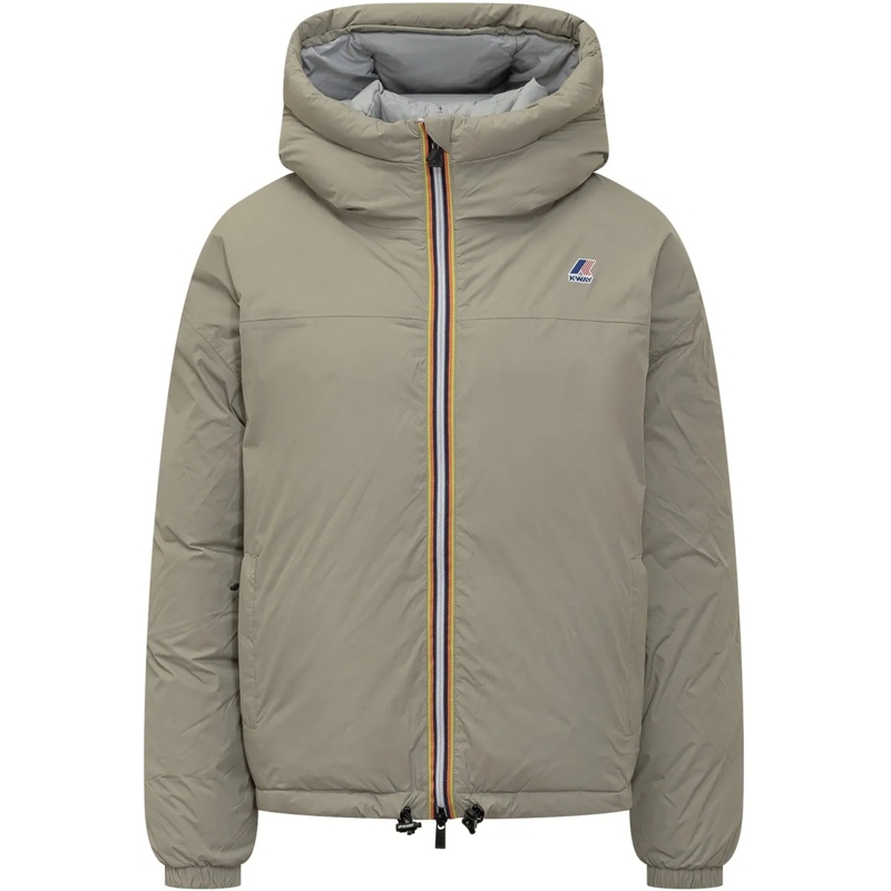 K-Way Daunenjacke Piumino con Cappuccio Beige K-Way beige