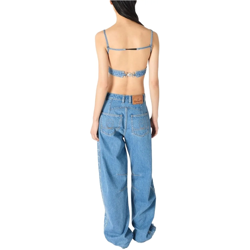 Marine Serre Top Top Light Blue blau(Image 3)