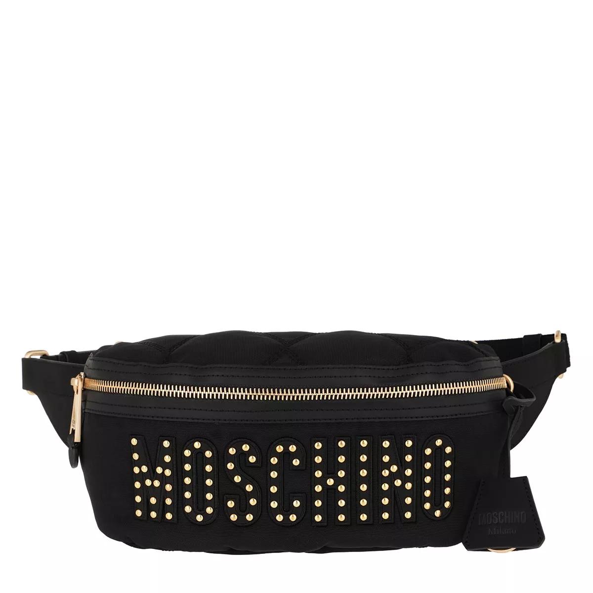 Moschino Bauchtaschen - Quilted Belt Bag - Gr. ONE - in Schwarz - für Damen