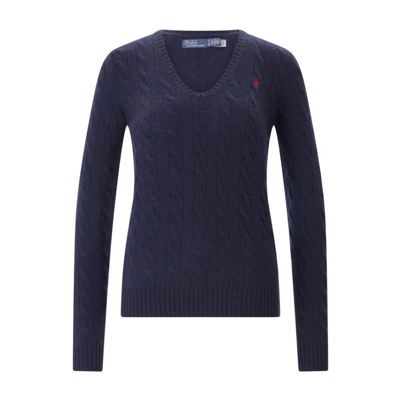 Polo Ralph Lauren Pullover Pullover mit Zopfmuster Blau(Image 3)