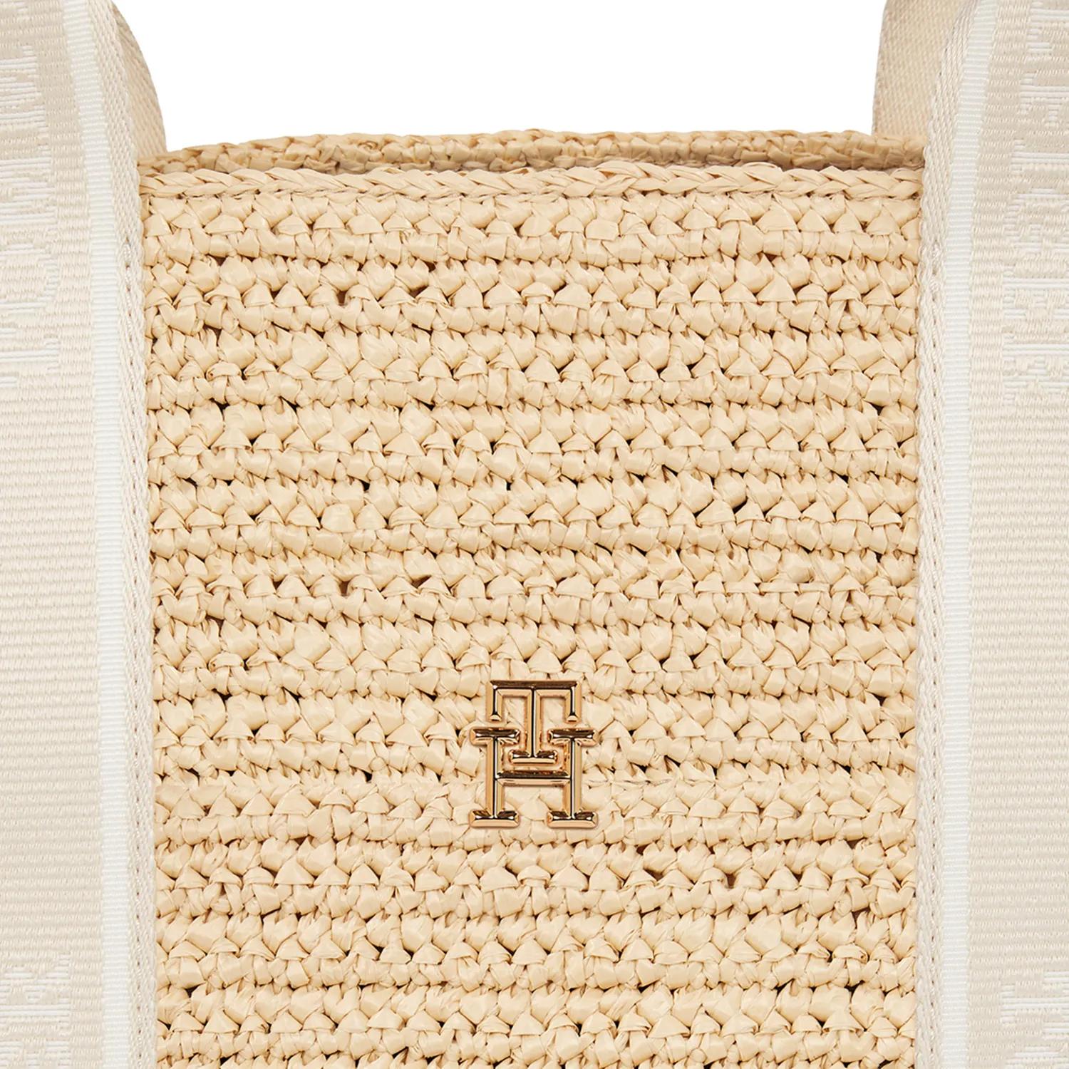 Tommy Hilfiger Draagtas TH SPRING LOGO TOTE dames handtas strandtas shopper met th-embleem