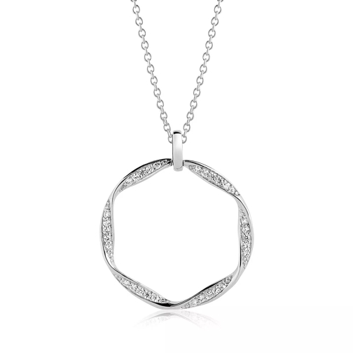 Sif Jakobs Jewellery Cetara Grande Pendant 90cm Silver Long Necklace