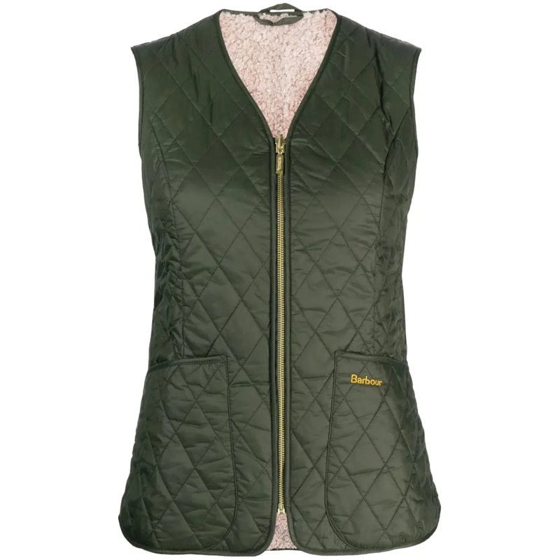 Barbour  BARBOUR MARKENFIELD OLIVE REVERSIBLE VEST grün