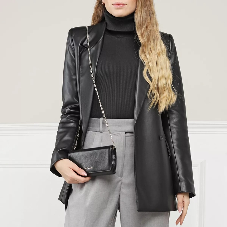 Shop Ted Baker Women's Black Leather Crossbody Bags up to 55% Off