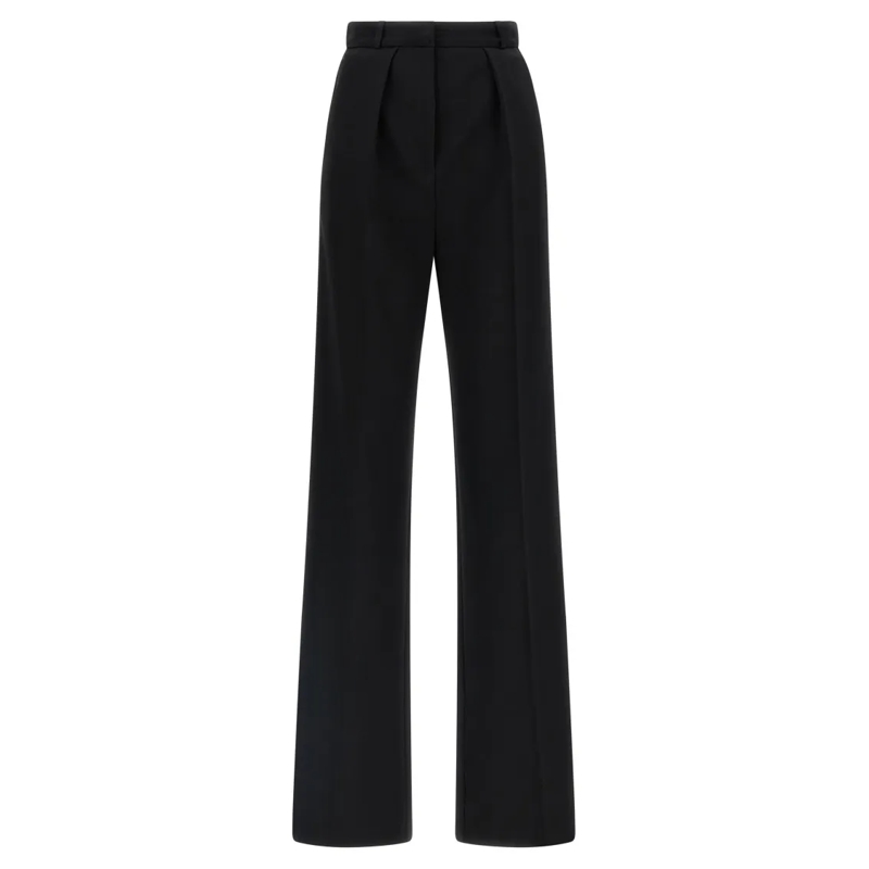 Elisabetta Franchi  Tuxedo-Effect Trousers Black